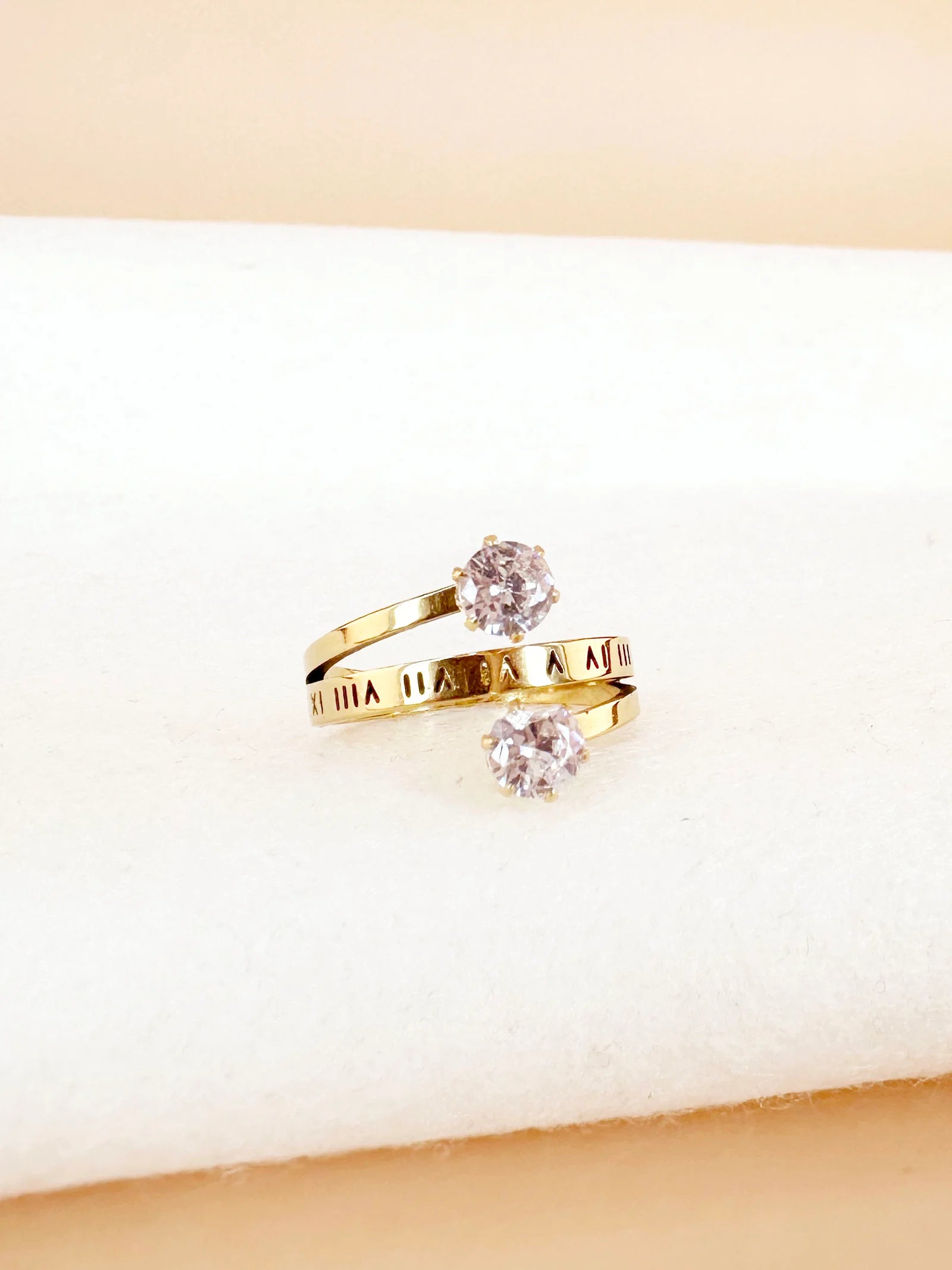 Bague strass: carmen