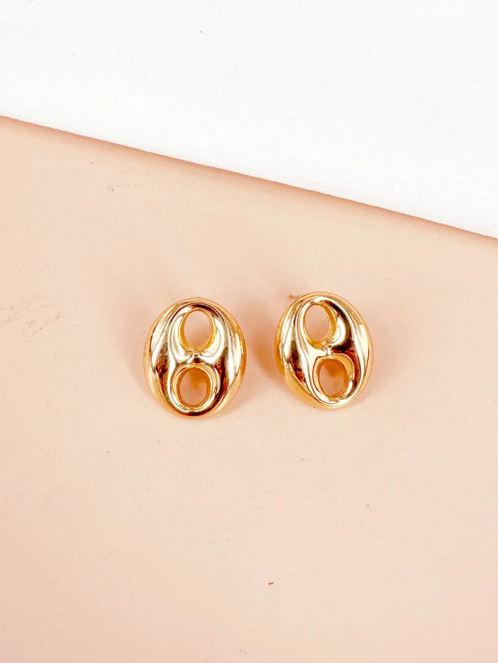 Boucles d’oreilles grain de café: Théa