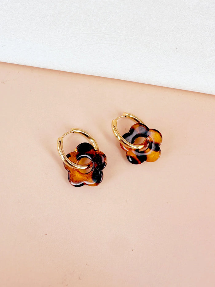 fleur résine léopard: Rebecca