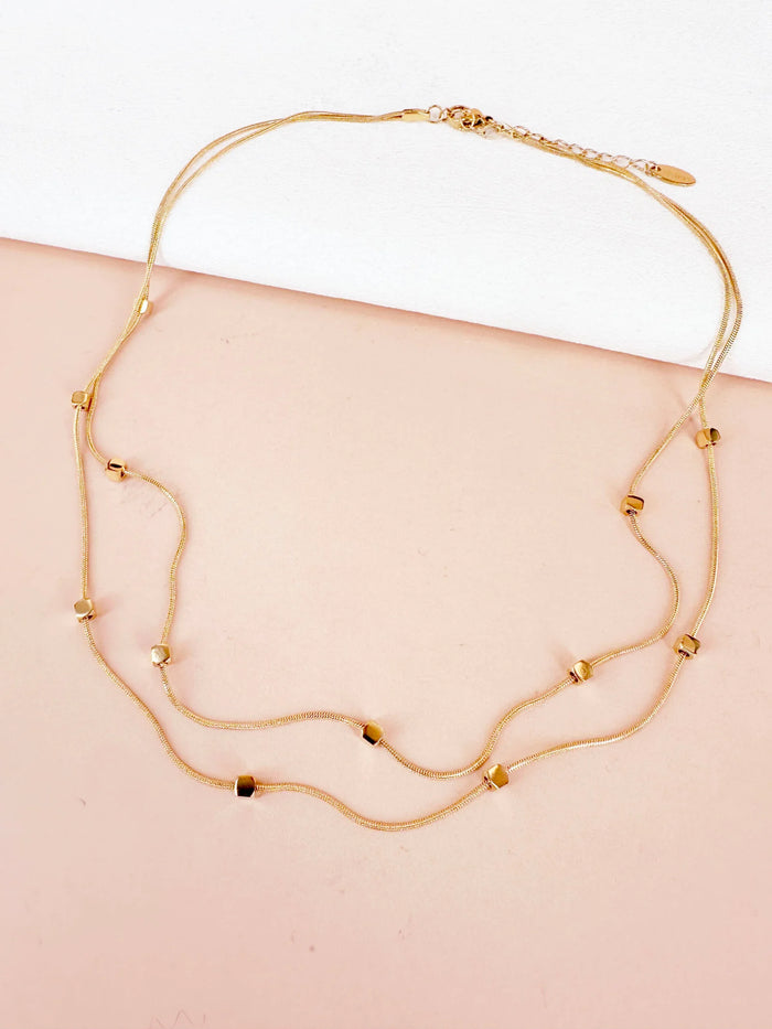 Collier double chaîne: Giulia