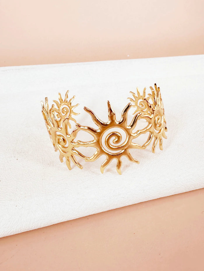 Bracelet manchette soleil: Valentine