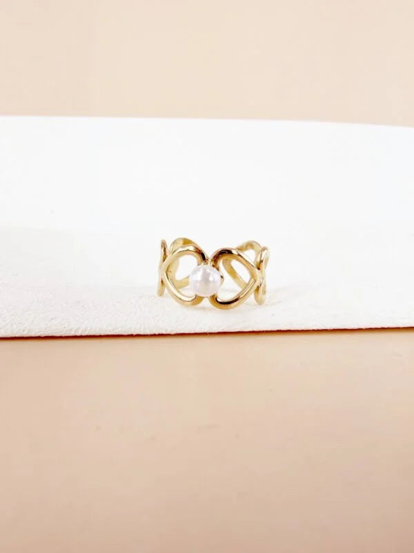 Bague Entrelacs de Cœurs: Vera